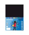 Fabrisa Pack de 25 Cartulinas 180 g/m² - Tamaño A3 - Color Negro