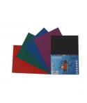 Fabrisa Pack de 50 Cartulinas 180 g/m² - Tamaño A4 - Colores Oscuros Surtidos