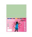 Fabrisa Pack de 25 Cartulinas 180 g/m² - Tamaño A3 - Color Verde Claro