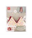 Apli Kids Corona de Cumpleaños - Con Numeros del 1 al 5 - Ajustable y Reversible - Fabricada en Tela - Color Rojo y con Estrella