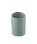 Faibo Cubilete Redondo 7.8x10cm - Fabricado en Poliestireno - 100% Reciclable - Color Gris