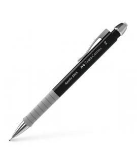 Faber-Castell Apollo Portaminas - Trazo 0.5mm - Agarre Ergonomico - Goma de Borra Integrada - Cuerpo Color Negro