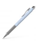 Faber-Castell Apollo Portaminas - Trazo 0.5mm - Agarre Ergonomico - Goma de Borra Integrada - Cuerpo Color Azul Claro