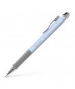 Faber-Castell Apollo Portaminas - Trazo 0.7mm - Agarre Ergonomico - Goma de Borra Integrada - Cuerpo Color Azul Claro