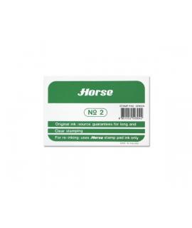 Horse Tampon Metalico Nº2 - Facil de Recargar - Resistente y Duradero - Color Verde