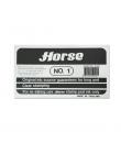 Horse Tampon Metalico Nº1 - Facil de Recargar - Resistente y Duradero - Color Negro