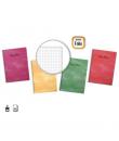 Golden Pack de 10 Cuadernos Espiral 80 Hojas 60gr Cuadricula - Tamaño Folio - Tapa Normal Plastificada - Colores Surtidos