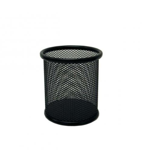 Biskmark Portalapices Redondo Metalico de Rejilla - Medidas 10 x 8cm - Color Negro