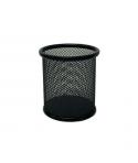 Biskmark Portalapices Redondo Metalico de Rejilla - Medidas 10 x 8cm - Color Negro