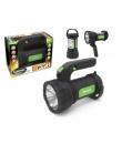 Cegasa Profesional Linterna/Foco LED 220lm - Modo Linterna, Foco y Lampara de Pie - Funciona con 3 Pilas AA (No Incluidas) - Col