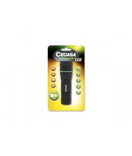 Cegasa Profesional Linterna LED 400lm - Medidas 12 x 4cm - Fabricada en Aluminio - Funciona con 4 Pilas AAA (No Incluidas)