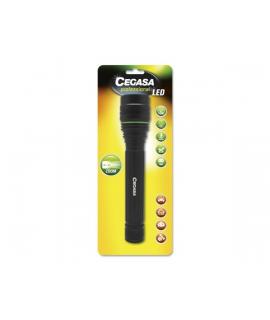 Cegasa Profesional Linterna LED 1000lm - Medidas 22.5 x 5cm - Fabricada en Aluminio - Funciona con 3 Pilas C LR14 (No Incluidas)