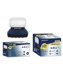 Jupiter Linterna LED CREE-XPE 150lm - 3 Intensidades - Resistencia IPX4 - Funciona con 4 Pilas AA (No Incluidas) - Color Azul/Ne