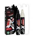Edding X 6900 Pack de 2 Rotuladores Multisuperficie Permanentes de Tinta Opaca - Punta Biselada con Trazo 2-10mm - Color Blanco 