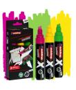 Edding X 6900 Caramelo Pack de 3 Rotuladores Multisuperficie Permanentes de Tinta Opaca - Punta Biselada con Trazo 2-10mm - Colo