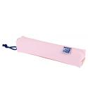 Oxford Live & Go Estuche Cuadrado Pequeño - Material Acolchado - Goma Elastica para unirlo al Cuaderno - Color Rosa