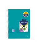 Oxford Europeanbook 8 Live & Go Pack de Cuaderno Espiral A4+ 160 Hojas Cuadricula 5x5 + 4 Marcadores Texmarker 490 Pelikan - 8 B