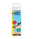 Eberhard Faber Tattoo Marker Beach Pack de 4 Rotuladores para Tatuajes Temporales + 4 Plantillas con mas de 20 Motivos - Secado 
