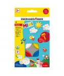 Eberhard Faber Mini Kids Pack con 4 Botes 50gr de Pasta de Modelar + 2 Herramientas - 90% Ingredientes Naturales - Facil de Lava