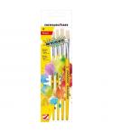 Eberhard Faber Winner Pack con 4 Pinceles de Pelo Cerda Tamaños 6, 8, 10, 12 - Virola de Aluminio