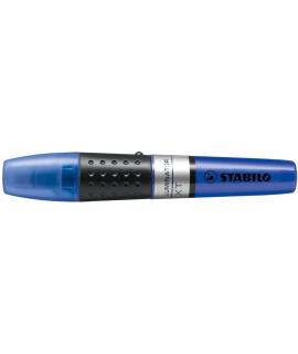 Stabilo Luminator Marcador Fluorescente - Mayor Suministro de Tinta - Zona de Agarre - Trazo entre 2 y 5mm - Color Azul