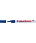 Edding 8300 Rotulador Permanente Industrial - Punta Redonda 1.5-3mm - Tinta Resistente al Desgaste, Roce y Luz - Color Azul