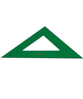 Faber-Castell Escuadra Tecnica 32cm - Sin Graduacion - Color Verde Transparente