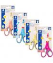 Staedtler Noris 965 Tijera Escolar 14cm - Agarre Ergonomico Suave - Cuchillas Romas - Colores Surtidos
