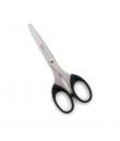 Rapesco Essential Tijeras de Acero Inoxidable 16cm - Mangos Ergonomicos - Aptas para Diestros y Zurdos - Color Negro