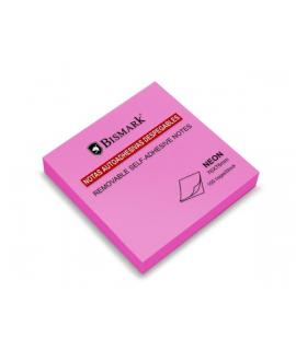 Bismark Bloc de 100 Notas Adhesivas 76x76mm - Color Magenta Neon