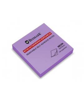 Bismark Bloc de 100 Notas Adhesivas 76x76mm - Color Morado Neon