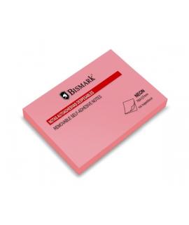 Bismark Bloc de 100 Notas Adhesivas 76x127mm - Color Rosa Neon