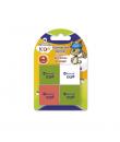 Bismark Kids Pack de 4 Gomas Cuadradas 2.8x2.8cm - Colores Surtidos