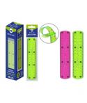 Bismark Regla Flexible 15cm - Fabricada en PVC - Ideal para Colegio - Colores Rosa y Verde Aleatorios