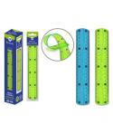 Bismark Regla Flexible 20cm - Fabricada en PVC - Ideal para Colegio - Colores Azul y Verde Aleatorios