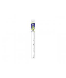Bismark Regla Milimetrada 40cm - Fabricada en Plastico - Ideal para Colegio - Transparente
