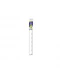 Bismark Regla Milimetrada 40cm - Fabricada en Plastico - Ideal para Colegio - Transparente