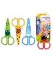 Bismark Kids Plastica Tijera Escolar de Plastico - Decoradas con Animales - Punta Roma - 4 Diseños Surtidos