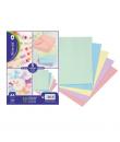 Bismark Pack de 10 Cartulinas 180 g/m² - Tamaño A4 - Colores Pastel Surtidos