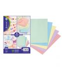 Bismark Pack de 10 Cartulinas 180 g/m² - Tamaño A4 - Colores Pastel Surtidos