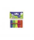 Bismark Pack de 125 Indices Adhesivos 45mm x 12mm - Colores Neon Surtidos