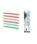 Bismark Regla Triangular 15cm - Fabricada en Poliestireno - Ideal para Colegio - Colores Pastel Surtidos