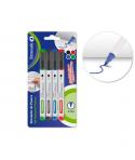 Bismark Pack de 4 Rotuladores para Pizarra Blanca - Punta Redonda 2mm - Colores Surtidos