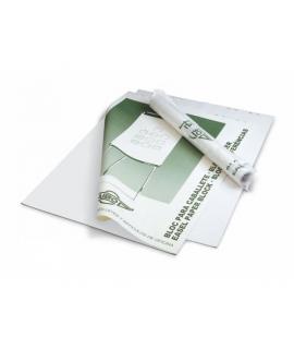 Faibo Bloc de 50 Hojas Lisas 65x90cm para Caballetes - Sistema Multitaladro - Color Blanco