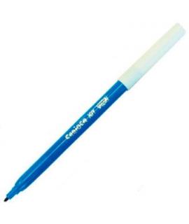 Carioca Joy Rotulador Monocolor - Cuerpo Redondo - Tinta Superlavable - Punta Fina 2.8mm Bloqueada - Tapa Ventilada - Color Azul