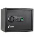 Cromad Caja Fuerte Electronica - Alto Nivel de Seguridad - De 4 a 8 Digitos - Huella Dactilar - Bisagras Ocultas - Incluye Llave