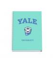 Dohe Yale Dog Cuaderno Espiral A4 100 Hojas Microperforadas Cuadricula 5mm - Tapa Dura Carton Forrado - Bandas de Color