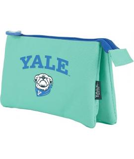 Dohe Yale Dog Portatodo Triple - Cierre Doble con Cremallera y Tirador de Goma