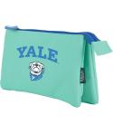 Dohe Yale Dog Portatodo Triple - Cierre Doble con Cremallera y Tirador de Goma