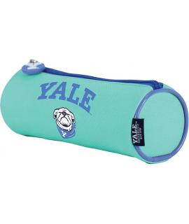 Dohe Yale Dog Portatodo Simple Redondo - Cierre con Cremallera y Tirador de Goma